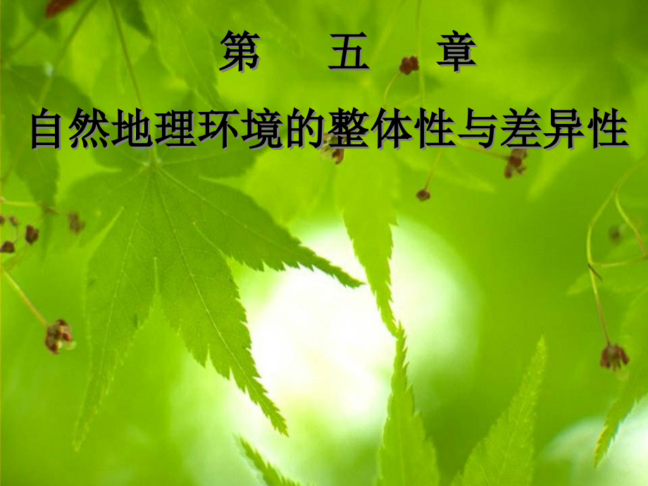 《自然地理环境的整体性》(新人教版必修1)修改知识分享.ppt_第1页