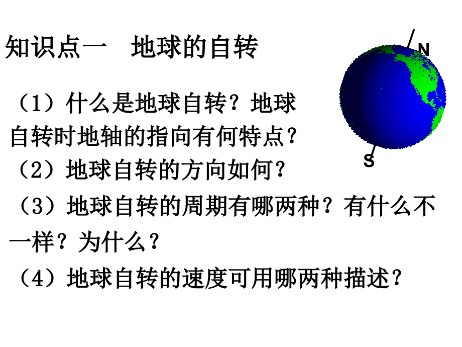 高考一轮复习-地球的运动——自转(公开课课件)教程文件.ppt_第3页