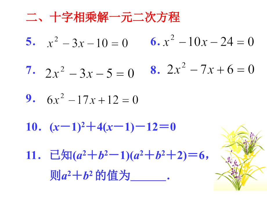 一元二次方程培优讲座知识讲解.ppt_第2页