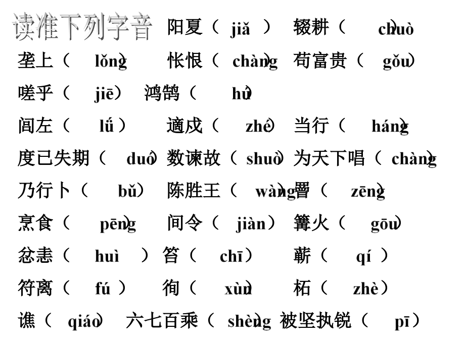 《陈涉世家》ppt课件优秀一等奖讲课稿.ppt_第3页