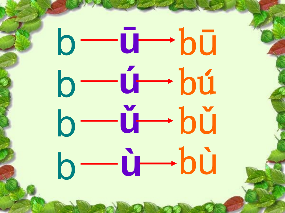 声母b-p与单韵母a-o-i-u拼读讲解学习.ppt_第3页