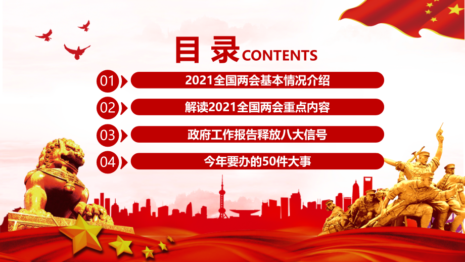 解读2021两会工作报告以优异成绩迎接建党100周年贯彻解读课件.pptx_第3页