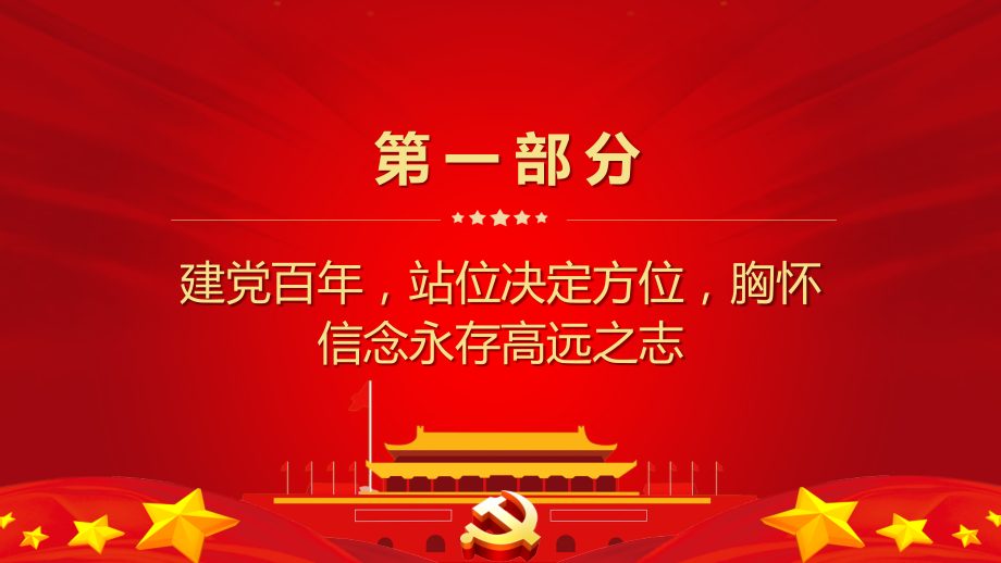 七一建党节站位决定方位-格局决定结局-思路决定出路建党百年今朝华夏图文课件.pptx_第3页