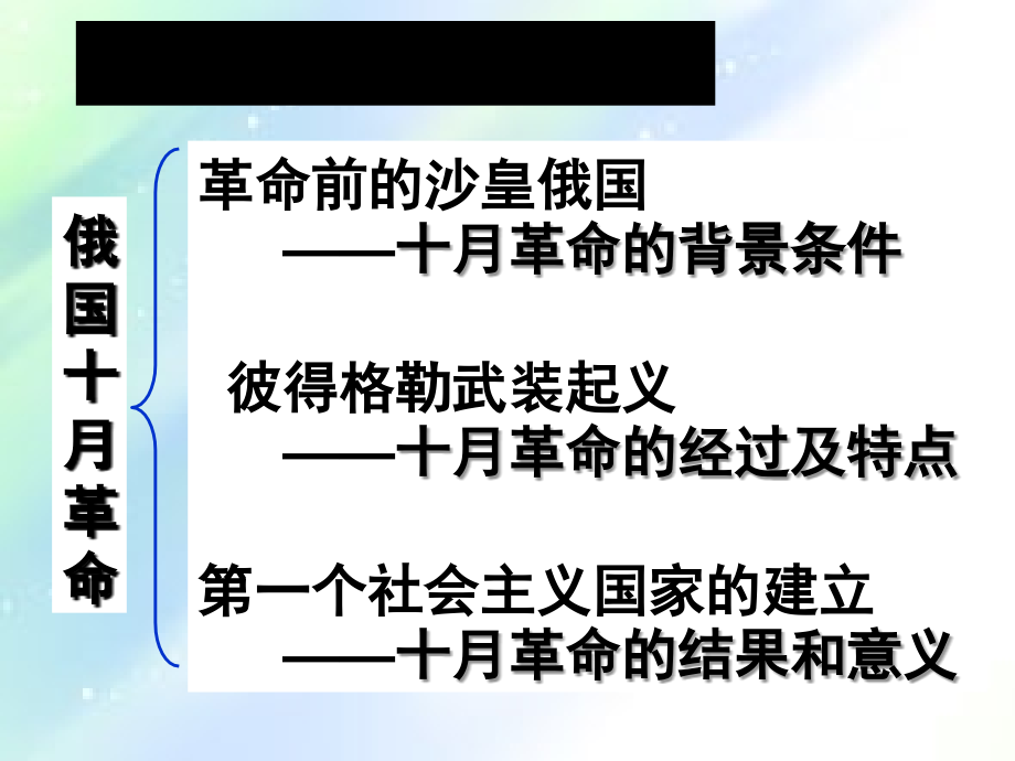 高一历史岳麓版必修一俄国十月社会主义革命.ppt_第2页