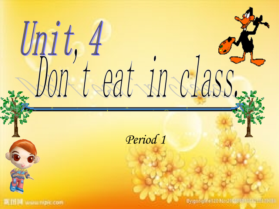 新版新目标英语七年级下unit4--Don27t-eat-in-class课件.ppt_第1页