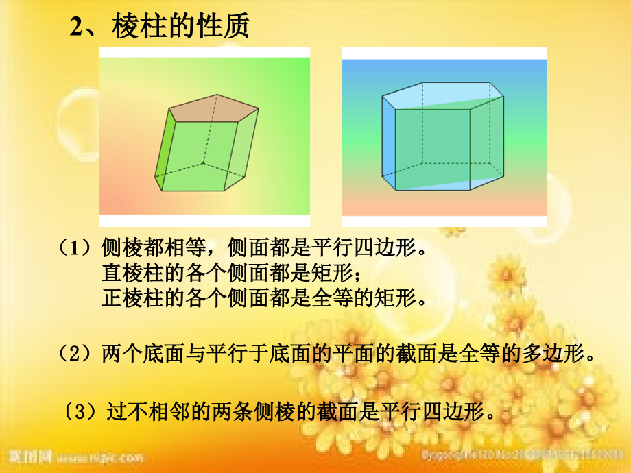 高二数学平行六面体面积和体积.ppt_第3页