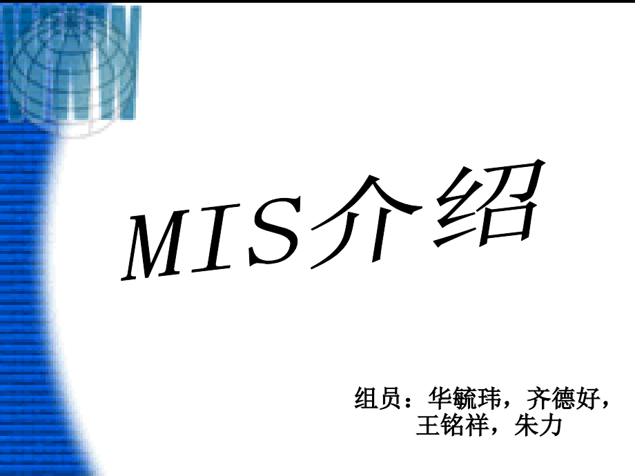 管理信息系统(MIS)介绍.ppt_第1页