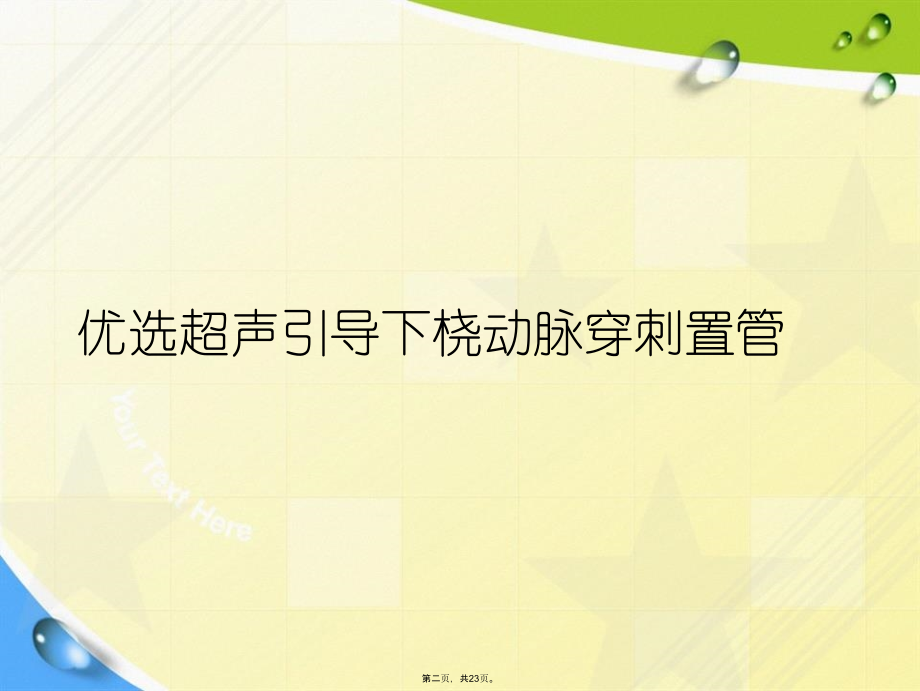 超声引导下桡动脉穿刺置管.ppt_第2页