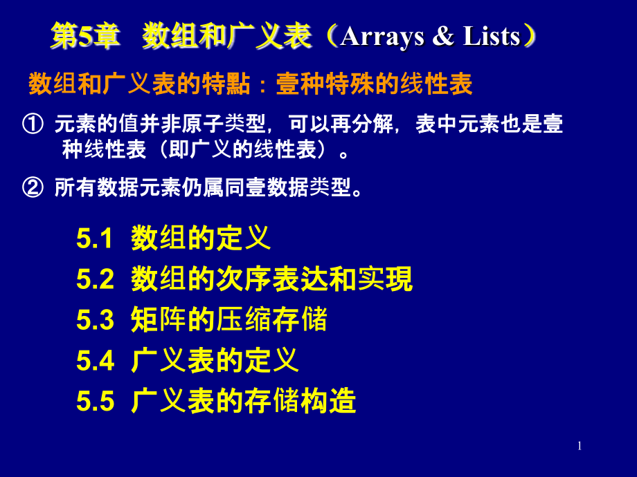 数据结构数组和广义表市公开课一等奖百校联赛获奖课件.ppt_第1页