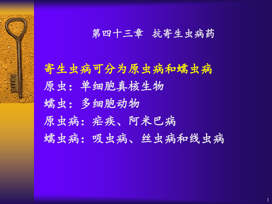 抗寄生虫药和抗肿瘤药.ppt_第1页