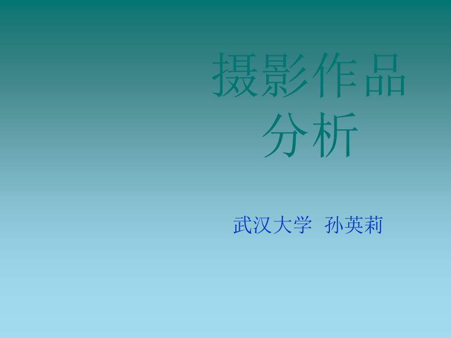 摄影作品分析.ppt_第1页