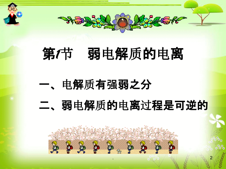 人教版高中化学选修四弱电解质的电离教学-共张.ppt_第2页