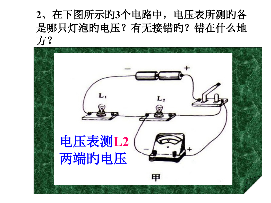 九年级物理测量电压公开课一等奖市赛课获奖课件.pptx_第2页