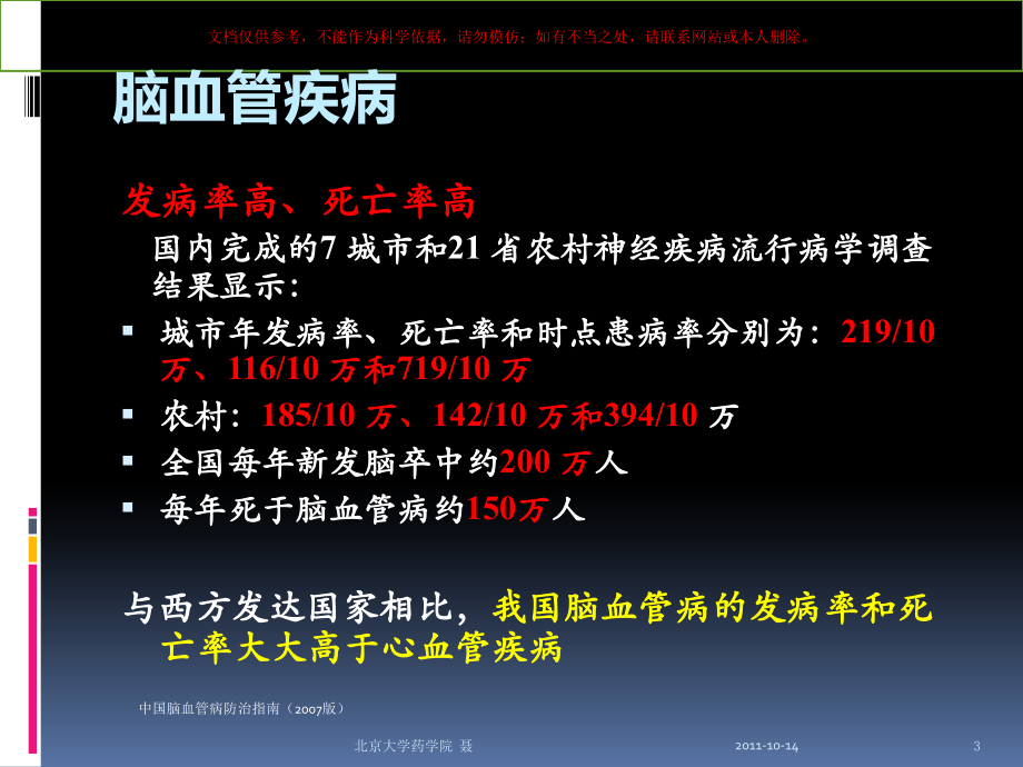 北医药物治疗学脑血管疾病和其治疗课件.ppt_第3页