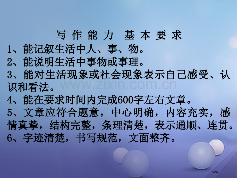 中考语文-作文分类指导-审题立意选材市赛课公开课一等奖省名师优质课获奖PPT课件.pptx_第2页