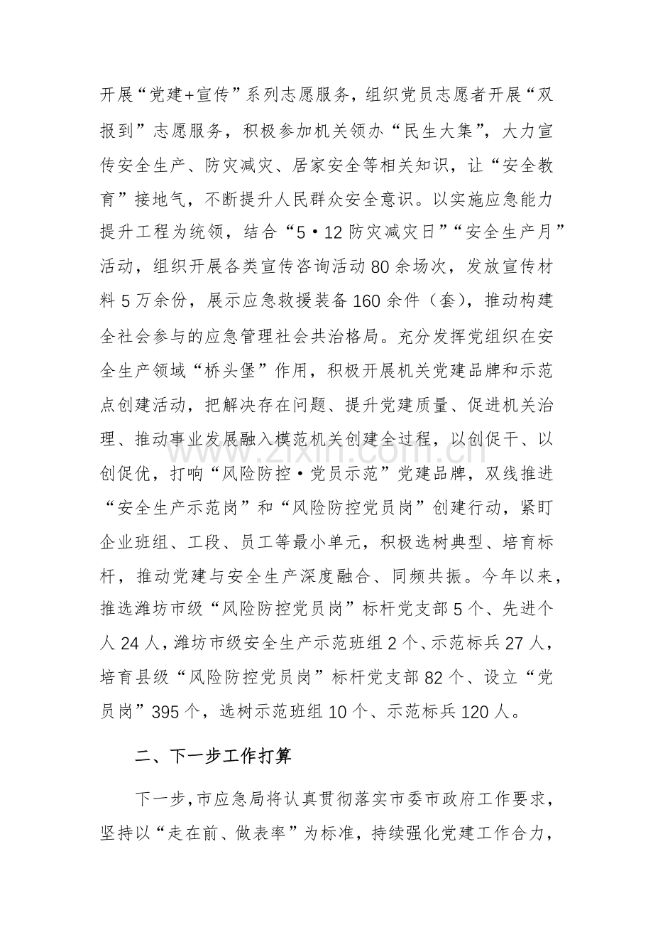 党组2024年推进全面从严治党工作总结范文（应急）.docx_第3页