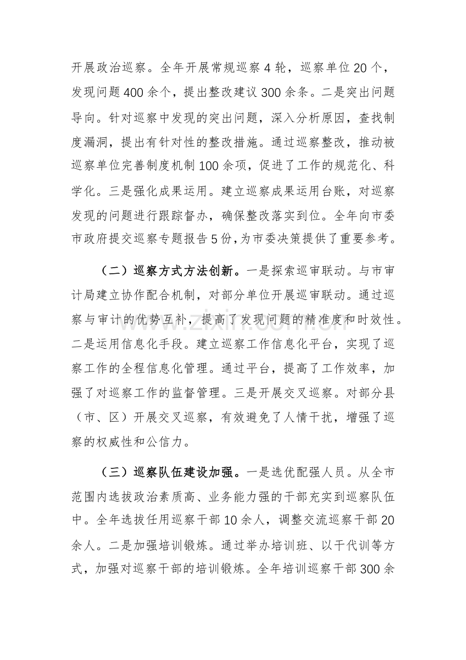 巡察办主任2024年述职述廉报告范文.docx_第3页