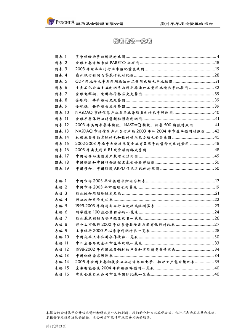 鹏华基金公司2004年度投资策略.pdf_第3页