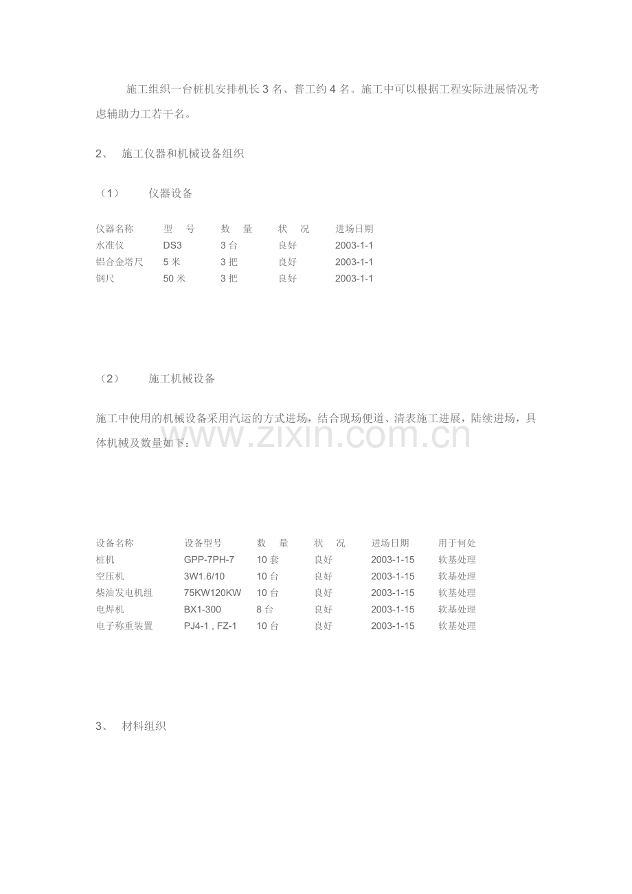 高速公路施工组织设计方案（公路粉喷桩）.doc_第2页