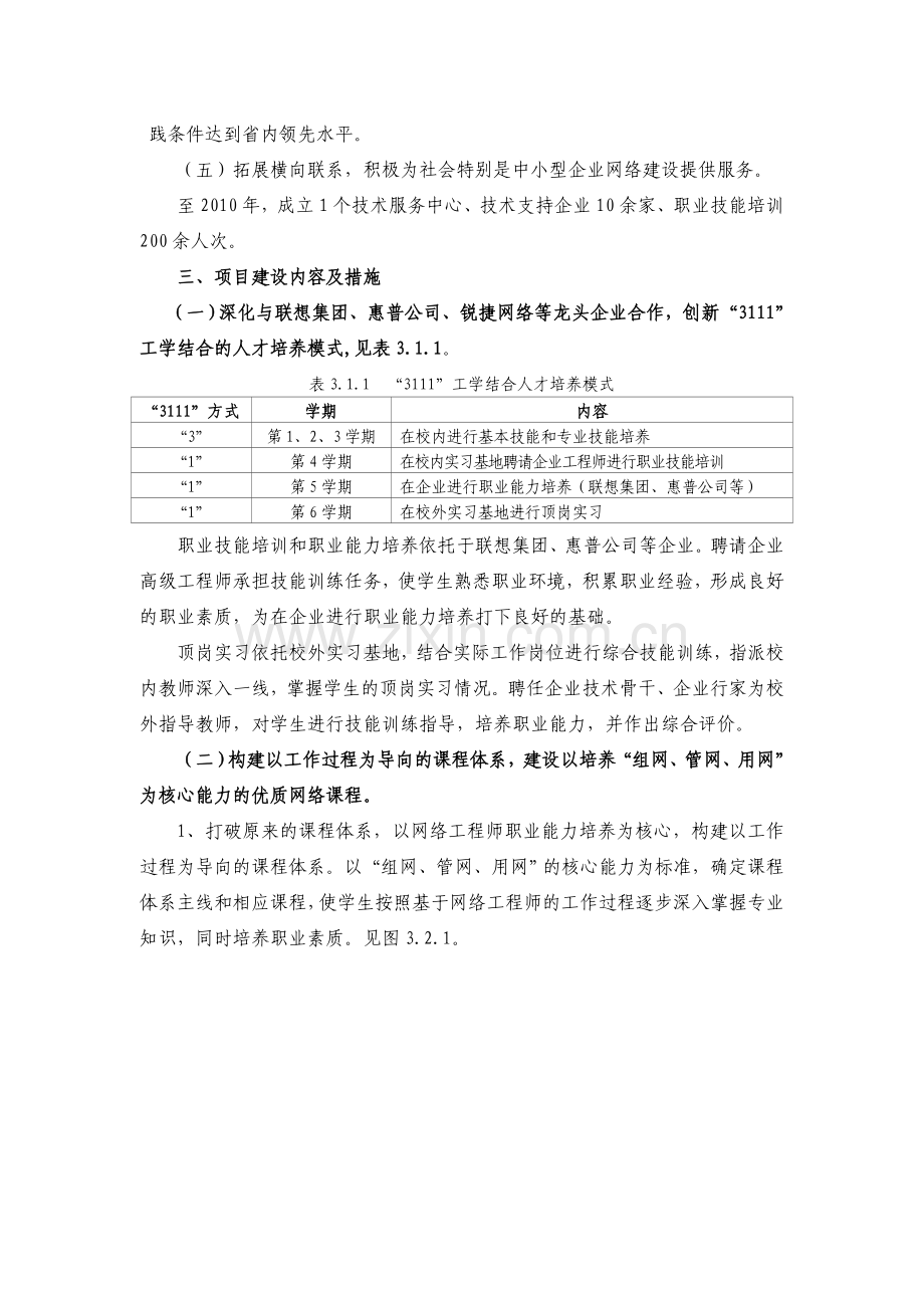 精品资料（2021-2022年收藏）计算机网络技术专业及专业群方案.doc_第2页