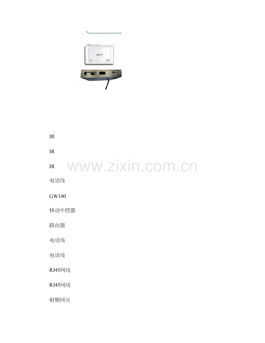 2021-2022收藏精品资料KOTI智能家居GW100主机全屋智能系统解决方案精.doc_第2页