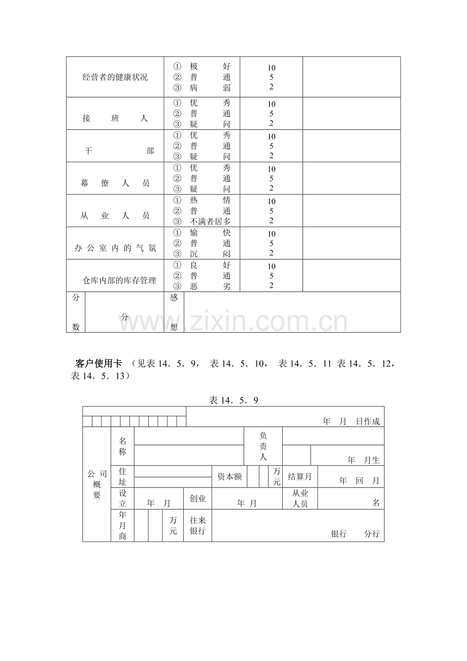 公司管理书表.DOC_第2页