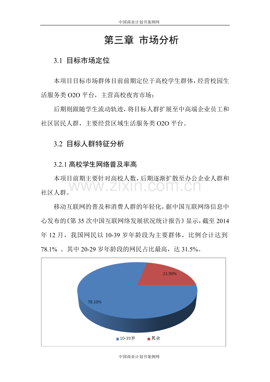 互联网企业融资商业计划书模板.doc_第1页