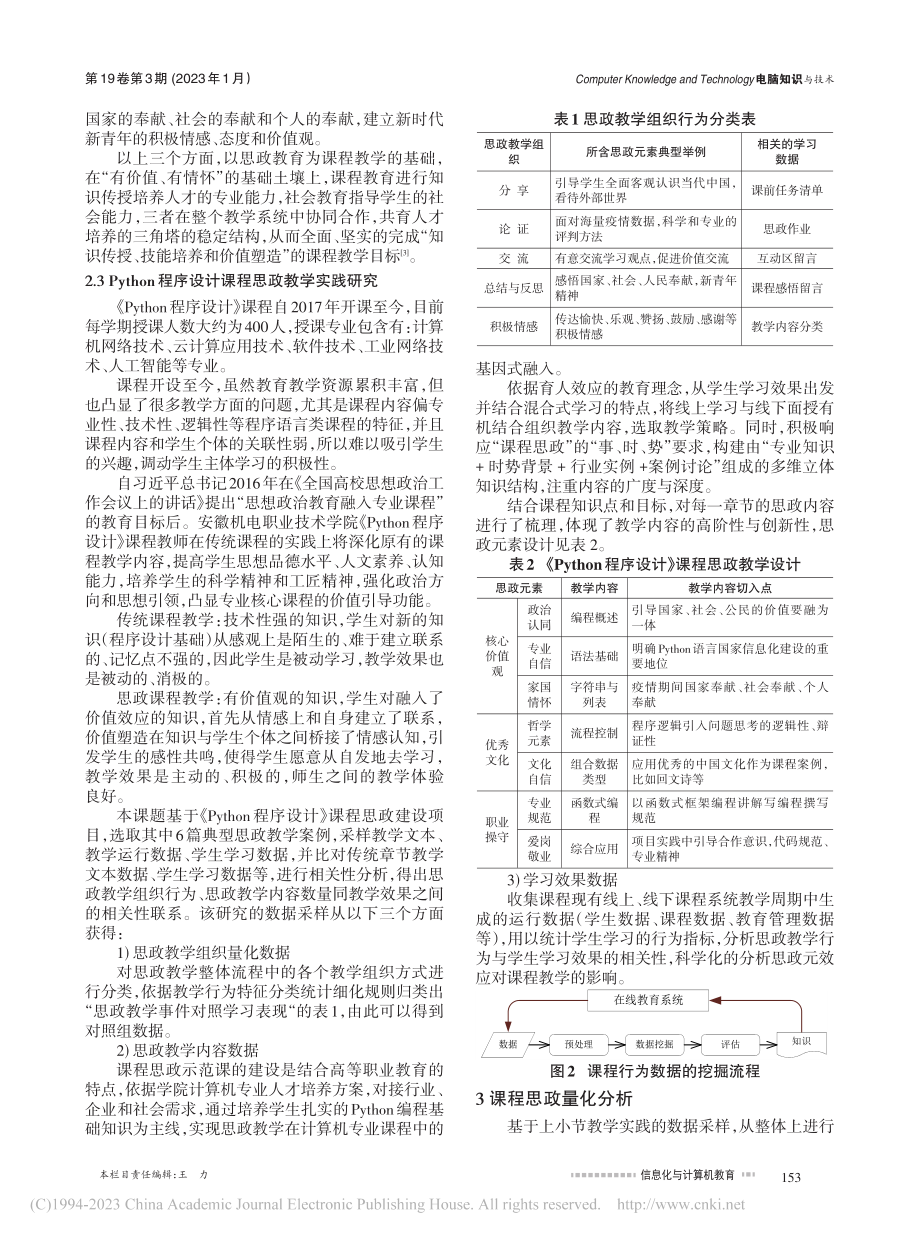 《Python程序设计》课程思政中教与学的相关性研究_韦佳佳.pdf_第2页