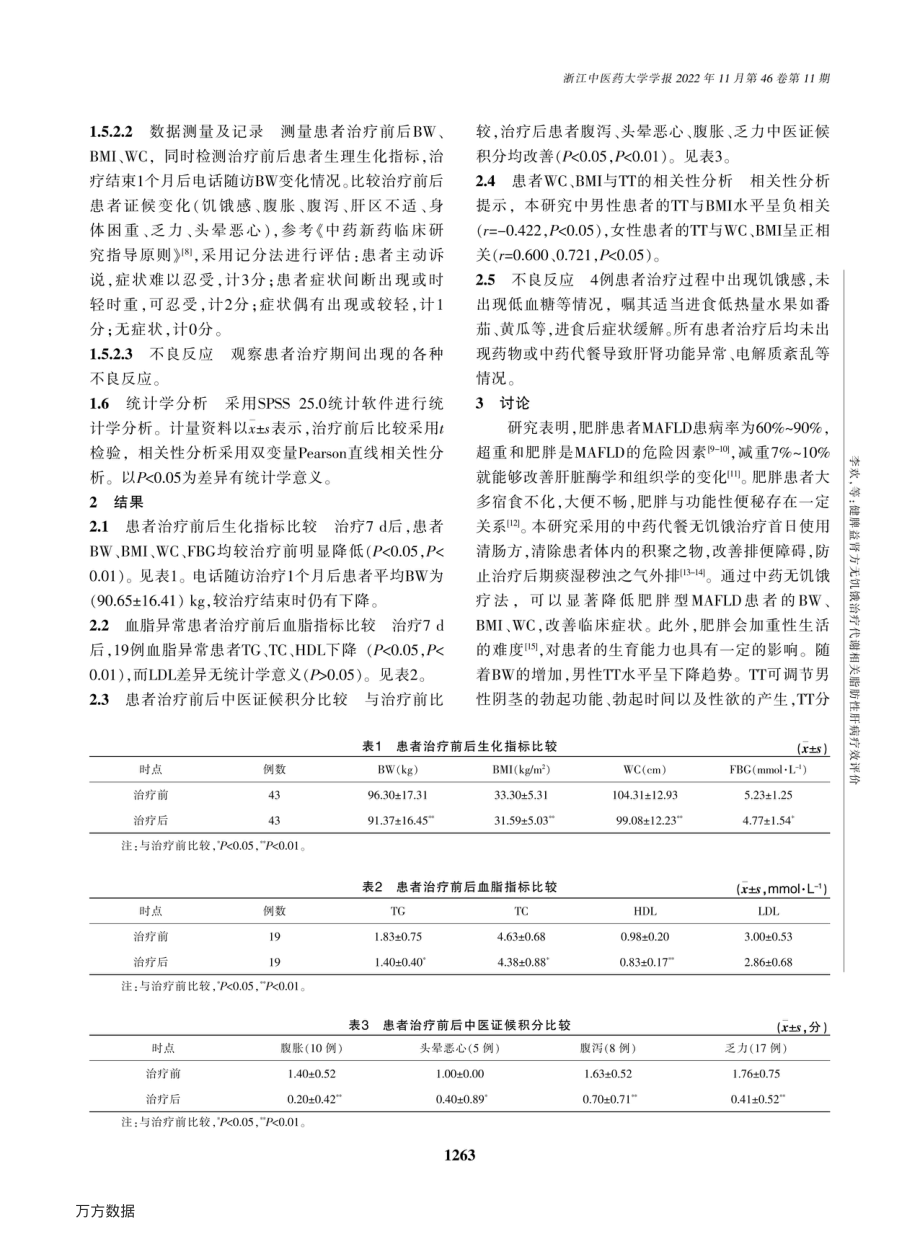 健脾益肾方无饥饿治疗代谢相关脂肪性肝病疗效评价.pdf_第3页